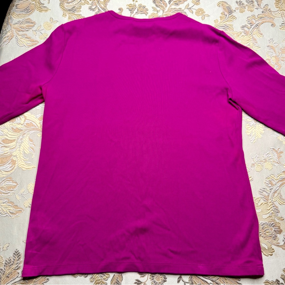 💗 Ralph Lauren Women’s Pink Long Sleeve Top 💗 - Picture 7 of 7